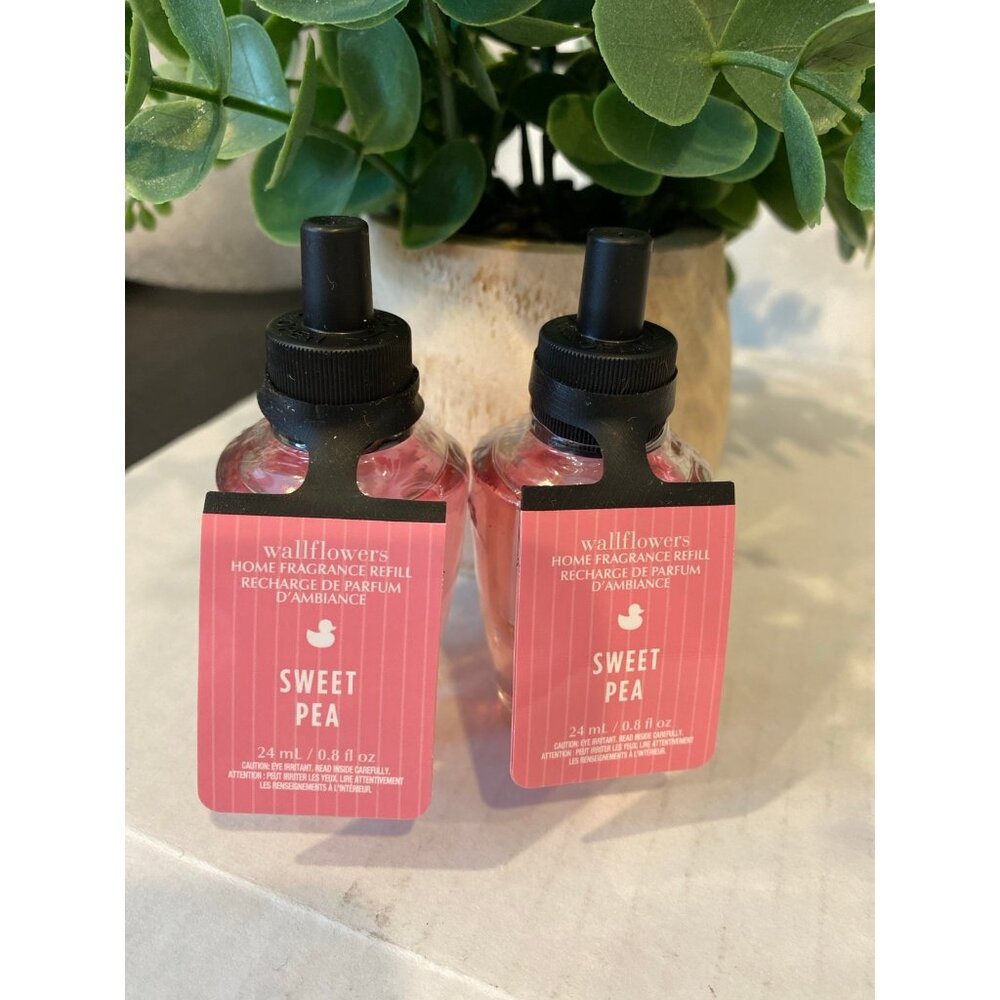 Bath & Body Works “Sweet Pea” 2 New Wallflower Refills